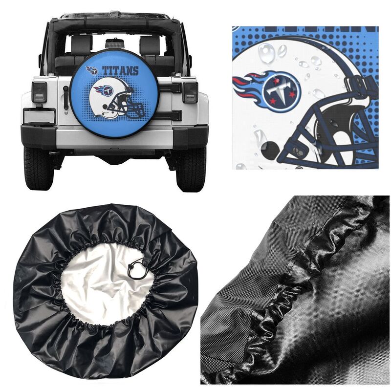 Tennessee Titans Printed tire protection cover car sun protection tire protection cover