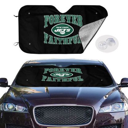 New York Jets Printing car multi size front windshield sunshade car windshield sunshade