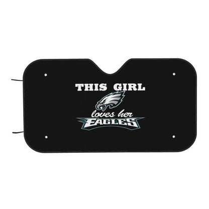 Philadelphia Eagles Printing multi size car front windshield sunshade car windshield sunshade