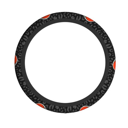 Cleveland Browns Printed elastic steering wheel cover car anti-skid cover