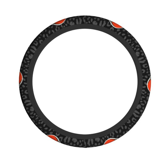 Cleveland Browns Printed elastic steering wheel cover car anti-skid cover