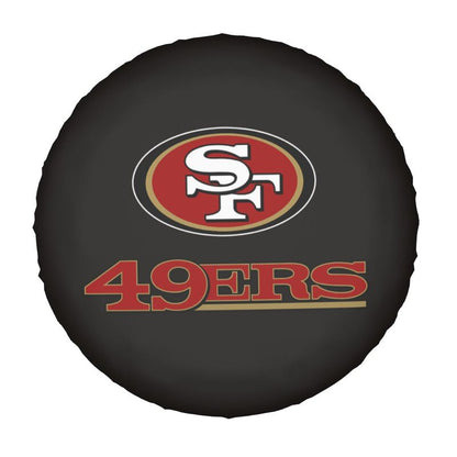 San Francisco 49ers 3 car dustproof sunscreen tyre protective cover Tyre protective cover