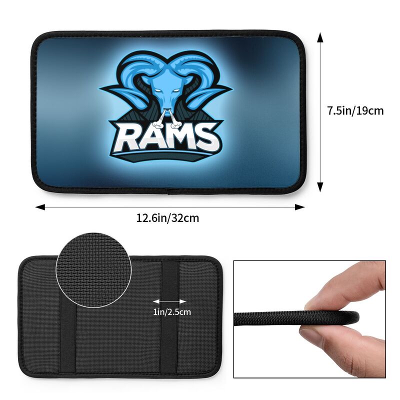 Los Angeles Rams4 Printed car armrest box pad elbow protection pad