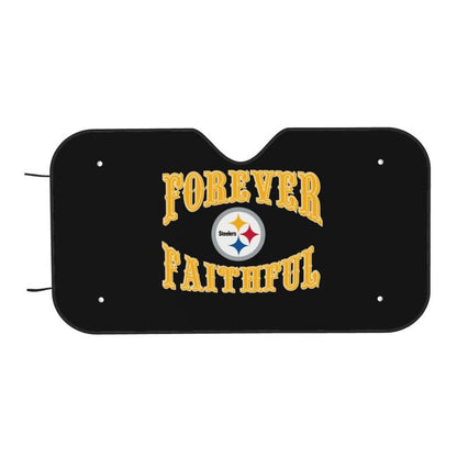 Pittsburgh Steelers Printing car multi size front windshield sunshade car windshield sunshade