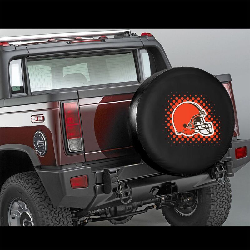 Cleveland Browns Printing tire protection cover car sun protection tire protection cover