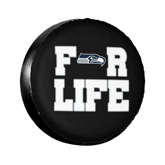 Seattle Seahawks Printing tire protection cover car spare tire dust protection cover