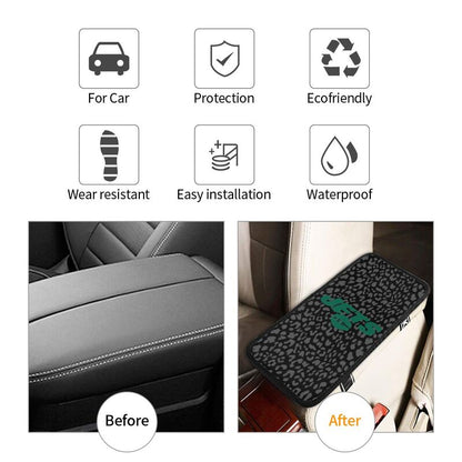 New York Jets printed Car handrail box cushion Personalized car armrest cover