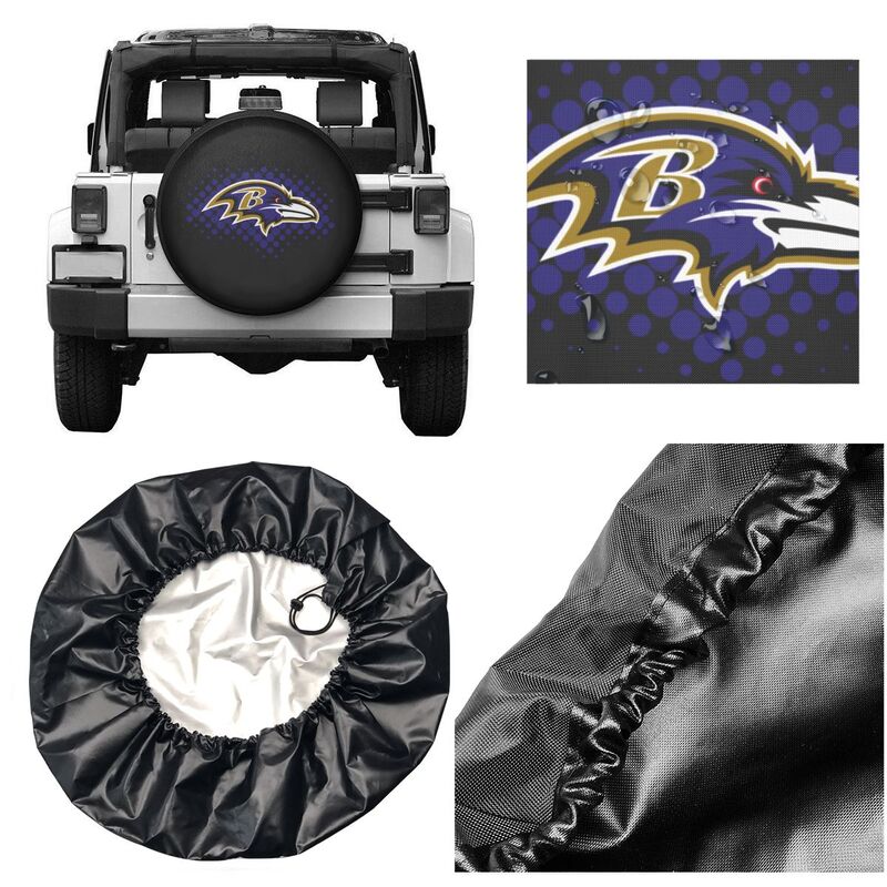 Baltimore Ravens Printing tire protection cover car sun protection tire protection cover