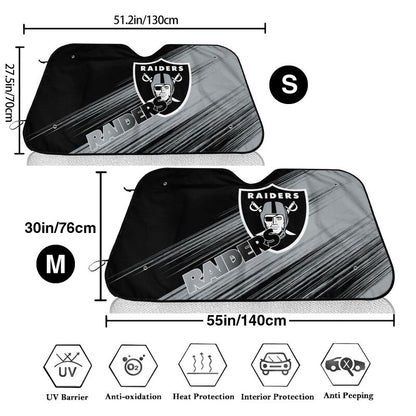 Las Vegas Raiders Print car windshield sunshade panel car windshield sunshade cover multiple sizes