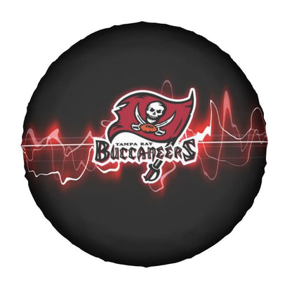 Tampa Bay Buccaneers 7 Printing tire protection cover car sun protection tire protection covers