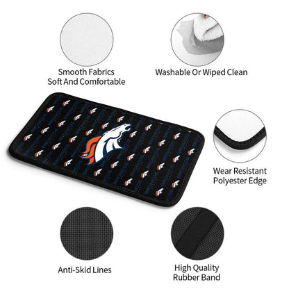 Denver Broncos 2 printed Car handrail cushion Personalized car armrest cover