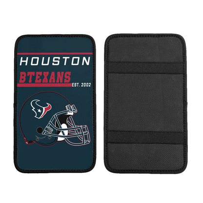 Houston Texans Print car armrest box cushion armrest protective cover