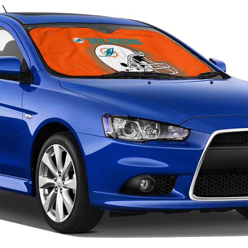 Miami Dolphins Printing car front windshield sunshade car windshield sunshade multi size