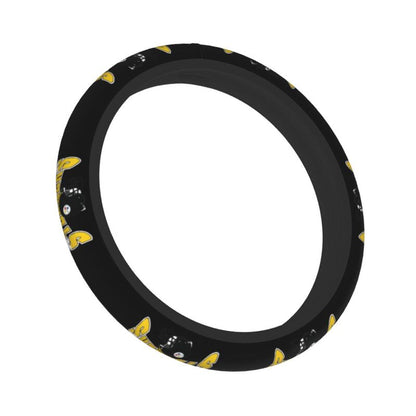 Pittsburgh Steelers 4 Printed elastic steering wheel cover anti slip breathable