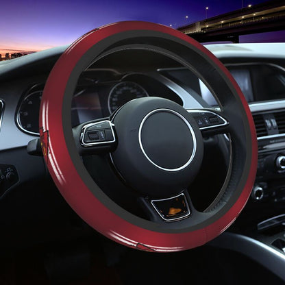 Kansas City Chiefs Printed elastic steering wheel cover anti slip breathable