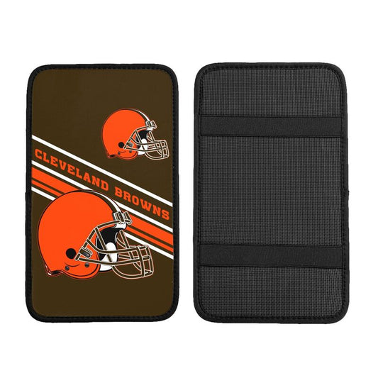 Cleveland Browns Print armrest protective cover car armrest box cushion
