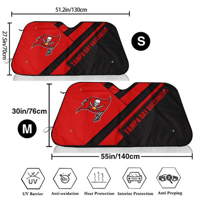 Tampa Bay Buccaneers Print suitable for front Car windshield sunshades Car windshield sunshades
