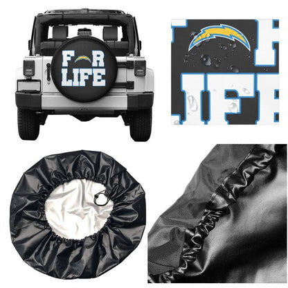 San Diego Chargers Printing tire protection cover car spare tire dust protection cover