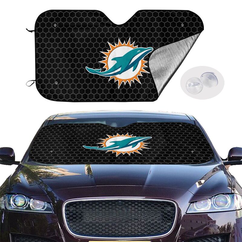 Miami Dolphins Printed is suitable front Car windshield sunshades Car windshield sunshades