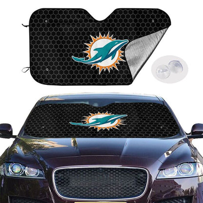 Miami Dolphins Printed is suitable front Car windshield sunshades Car windshield sunshades