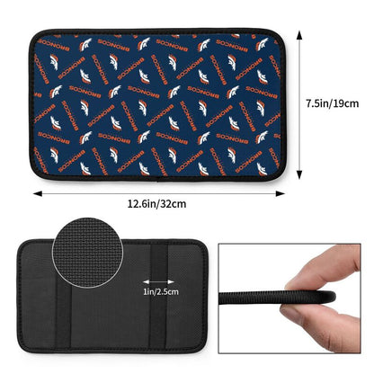 Denver Broncos  Printed armrest protective cover car armrest box cushion