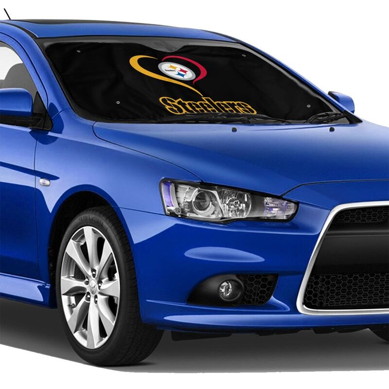 Pittsburgh Steelers Printed suitable for front Car windshield sunshades Car windshield sunshades