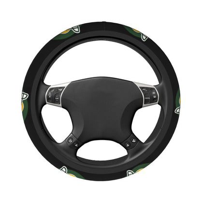 Green Bay Packers 2 Printed car anti-skid cover elastic steering wheel cover