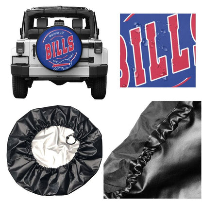 Buffalo Bills Printing car tire protection cover car spare tire dust protection cover