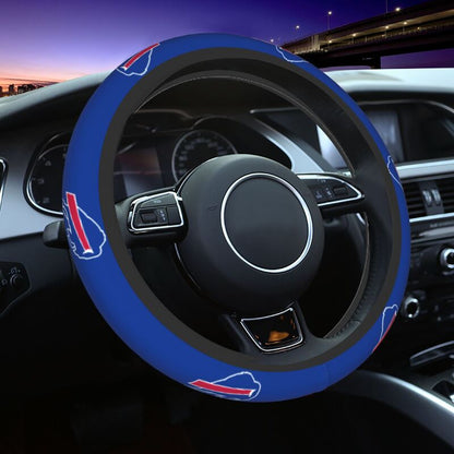 Buffalo Bills Printed elastic steering wheel cover car steering wheel protective cover