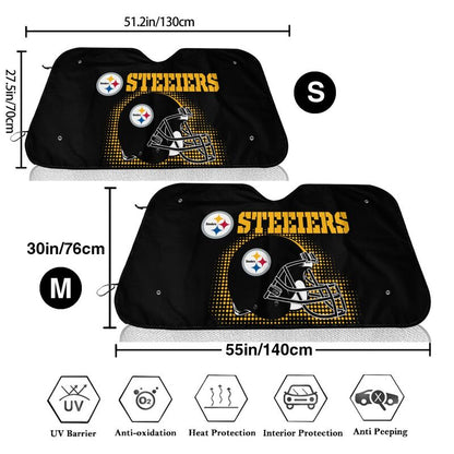 Pittsburgh Steelers Printing car front windshield sunshade car windshield sunshade multi size