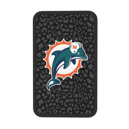 Miami Dolphins 3 print Car handrail box cushion Personalized car armrest cover