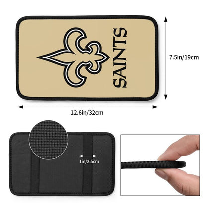 New Orleans Saints5 Printed car center armrest box pad anti slip pad