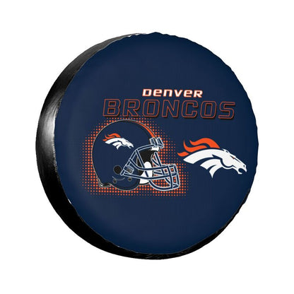 Denver Broncos Print car tire protection cover car spare tire dust protection covers
