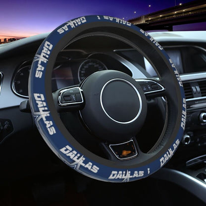 Dallas Cowboys Printed elastic steering wheel cover car steering wheel protective cover