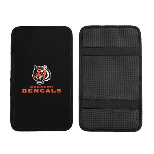 Cincinnati Bengals Printed car center armrest box pad anti slip pad