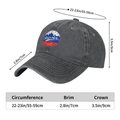 Russia Printed unisex baseball cap adjustable cap outdoor sun hats trucker hat