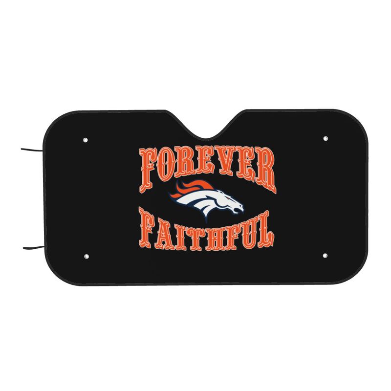Denver Broncos Printing car multi size front windshield sunshade car windshield sunshade