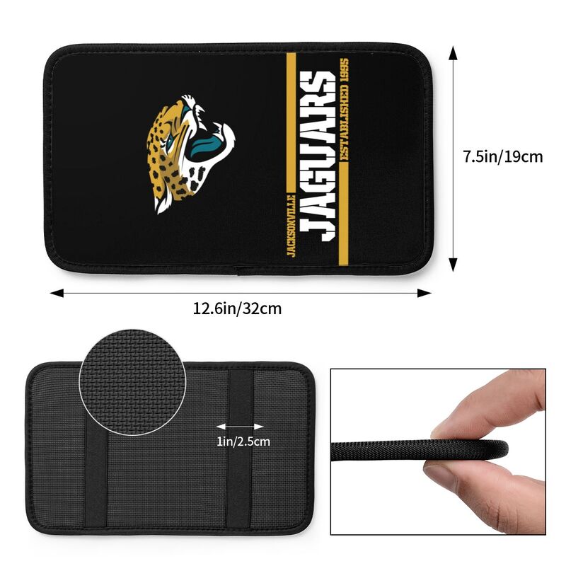 Jacksonville Jaguars Printed car armrest box pad Protective pad