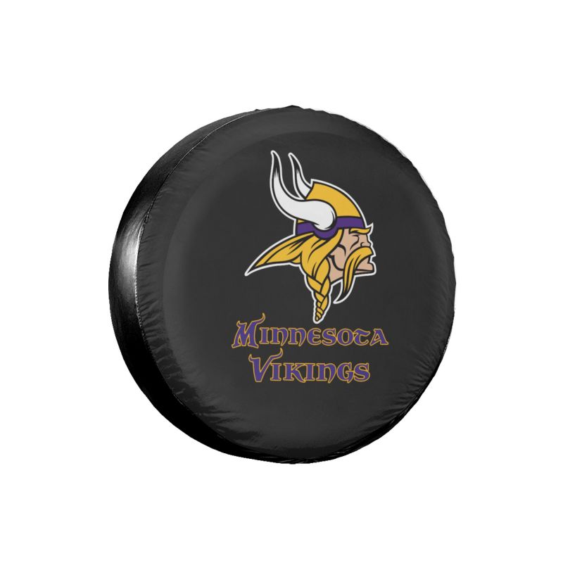 Minnesota Vikings Car tire protection cover spare tire waterproof and dustproof cover