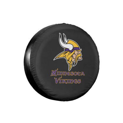 Minnesota Vikings Car tire protection cover spare tire waterproof and dustproof cover