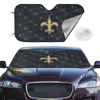 New Orleans Saints Printed is suitable for front Car windshield sunshades Car windshield sunshades