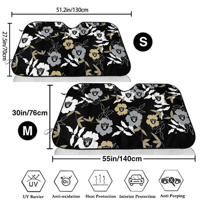 Las Vegas Raiders Printed car windshield sunshade front windshield sunshade (multi size)