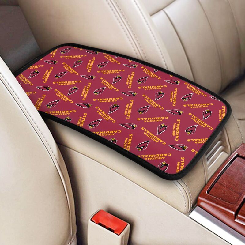 Arizona Cardinals  Printed armrest protective cover car armrest box cushion