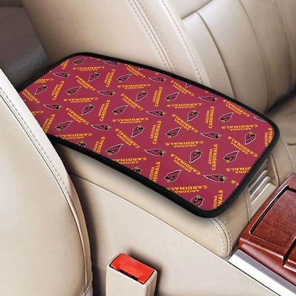 Arizona Cardinals  Printed armrest protective cover car armrest box cushion