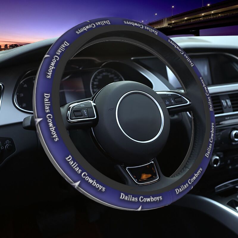 Dallas Cowboys 1 Printed car anti-skid cover elastic steering wheel cover