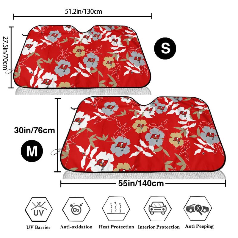 Tampa Bay Buccaneers Printed car windshield sunshade front windshield sunshade (multi size)