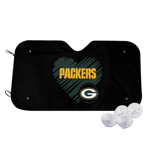 Green Bay Packers Printing is suitable car front windshield sunshades Car windshield sunshades