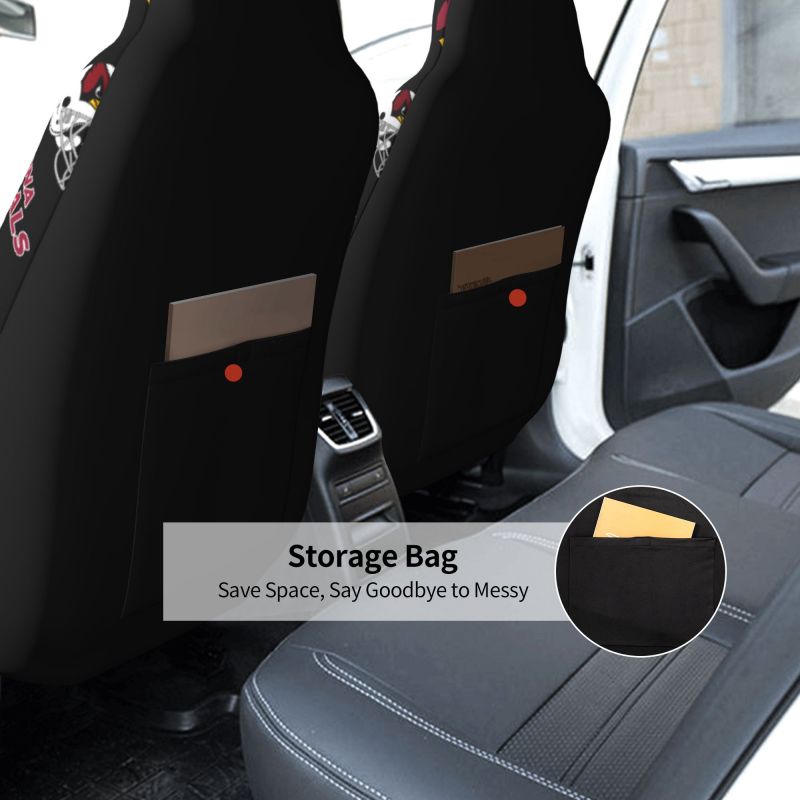 Arizona Cardinals Printed seat dust protection cover car seat protective cover