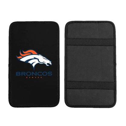 Car armrest box pad  Denver Broncos 1 Printed center armrest box pad protective pad