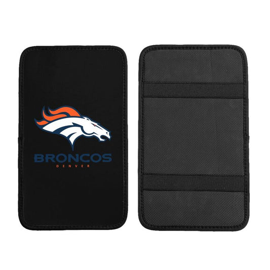 Car armrest box pad  Denver Broncos 1 Printed center armrest box pad protective pad